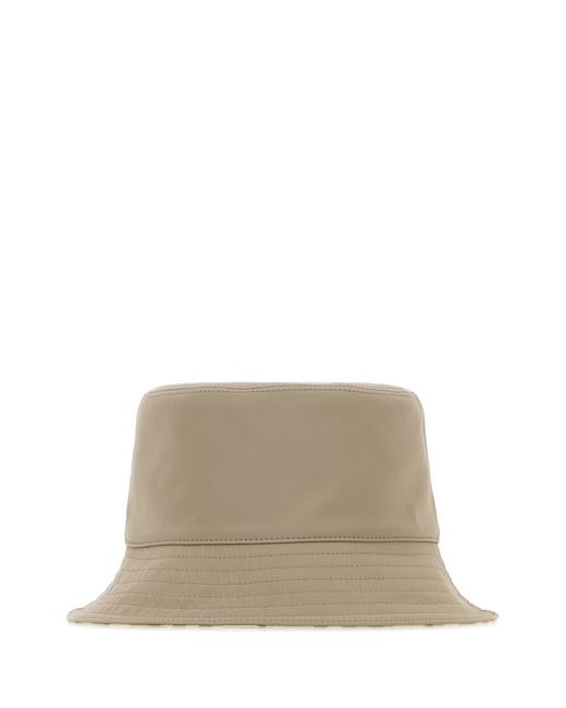 Burberry Natural Solid Bucket Hat