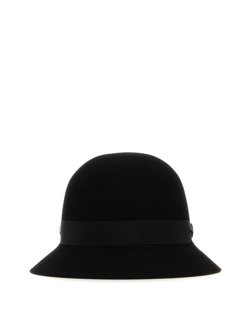 Cappello da pescatore Etta Conscious in feltro nero di Helen Kaminski in Black