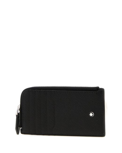 Montblanc Black Leather Card Holder for men