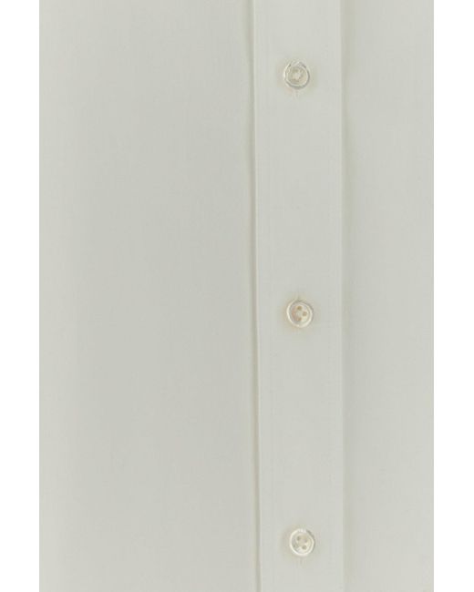 The Row White Regular Solid Shirt