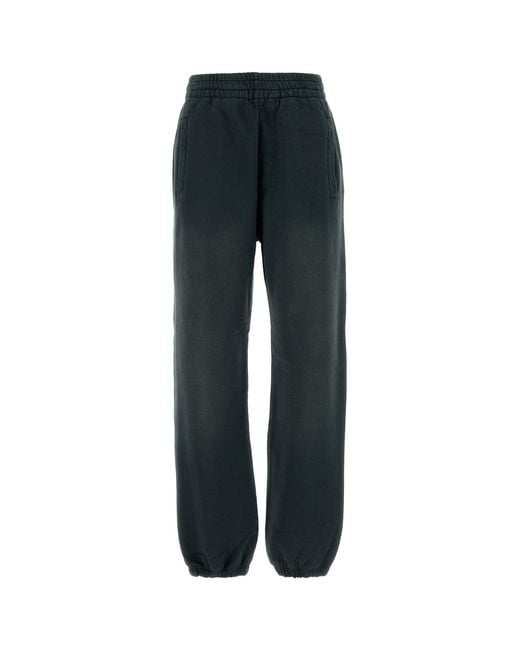 Golden Goose Deluxe Brand Black Slate Cotton Niccolò joggers