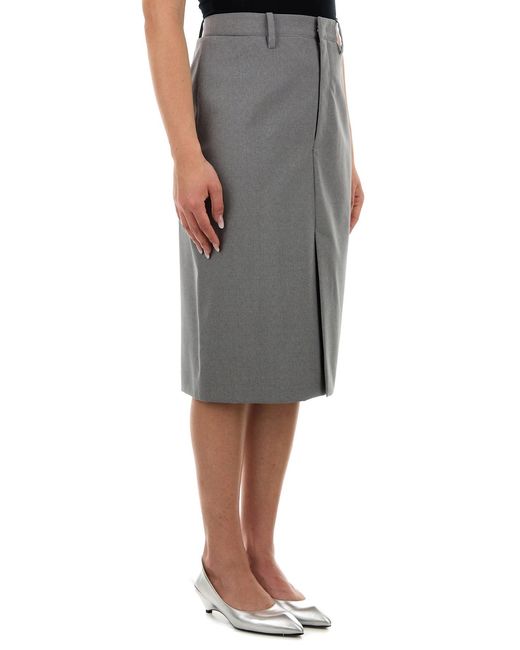 Jil Sander Gray Skirt 129