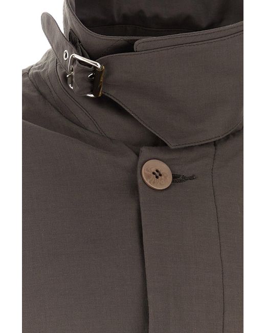 Magliano Brown Chocolate Cotton La Sapienza Trench Coat for men