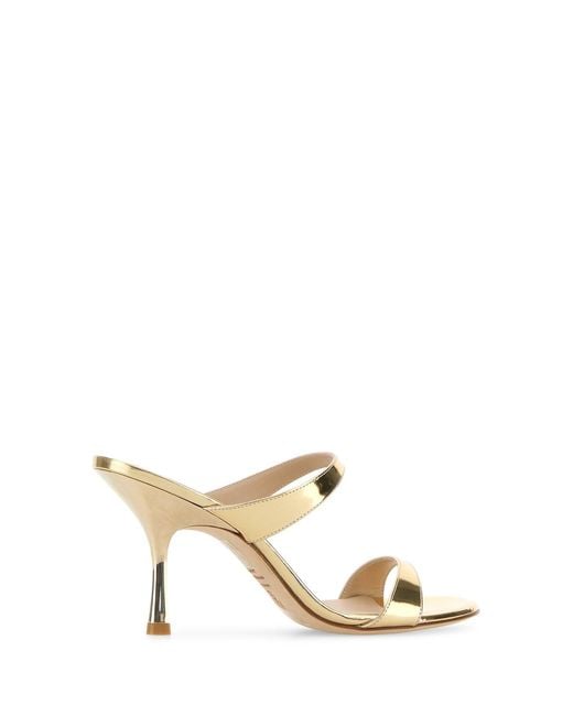 Stuart Weitzman Multicolor Round Open Toe Heels