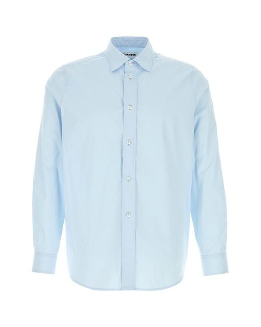 Jil Sander Blue Regular Shirt for men