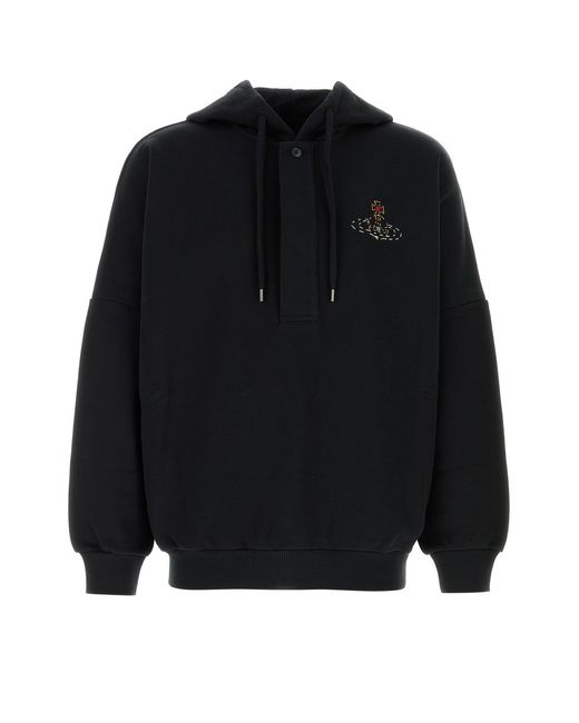 Vivienne Westwood Black Cotton Sweatshirt for men