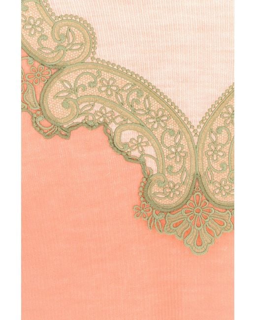 Chloé Pink Wool T-Shirt