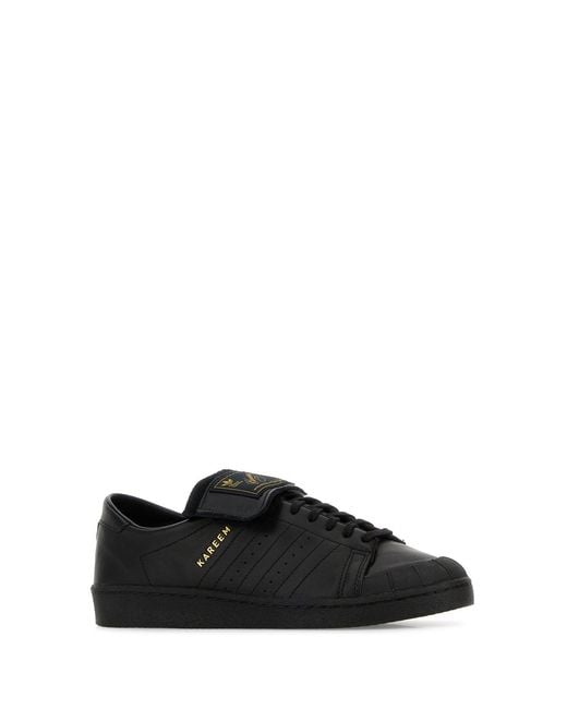 ADIDAS X WILLY CHAVARRIA Black Leather Jabbar Sneakers for men