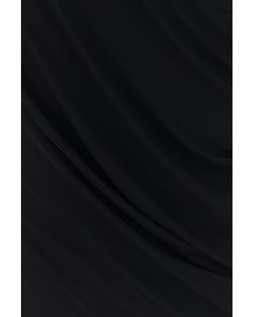 Co. Black Jersey One-shoulder Dress