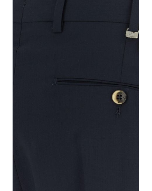 PT Torino Midnight Blue Wool Pant for men