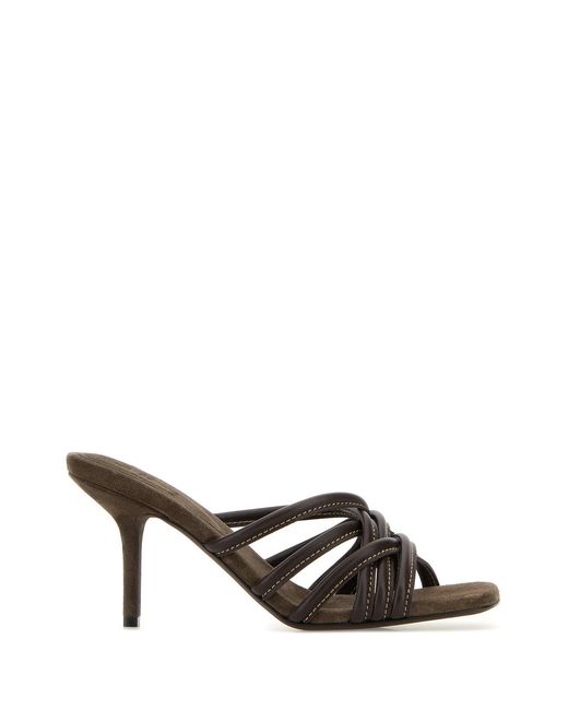 Brunello Cucinelli Multicolor Pair Of Sandals With Heels