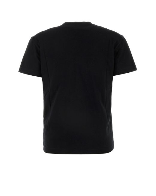 T-shirt in cotone nero di DSquared² in Black