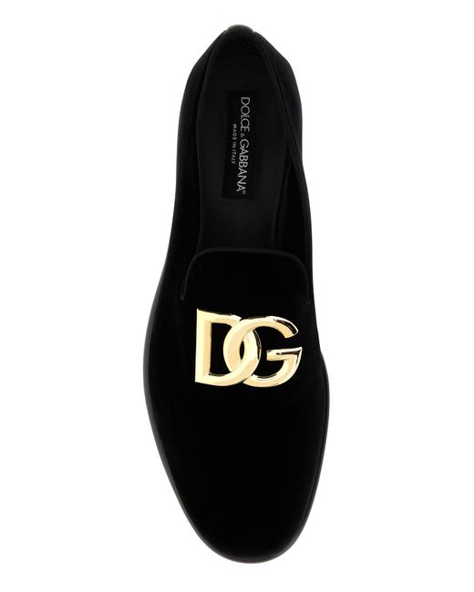 Dolce & Gabbana Black Loavers for men