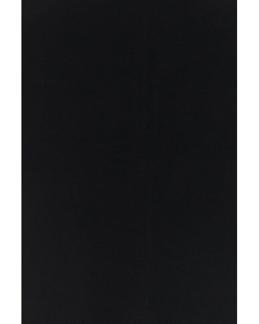 Norma Kamali Black Abito Corto Monospalla