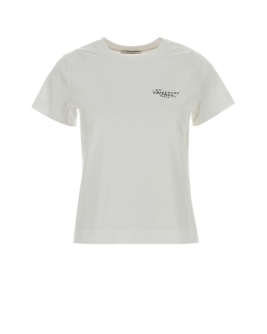 Givenchy White Cotton T-Shirt