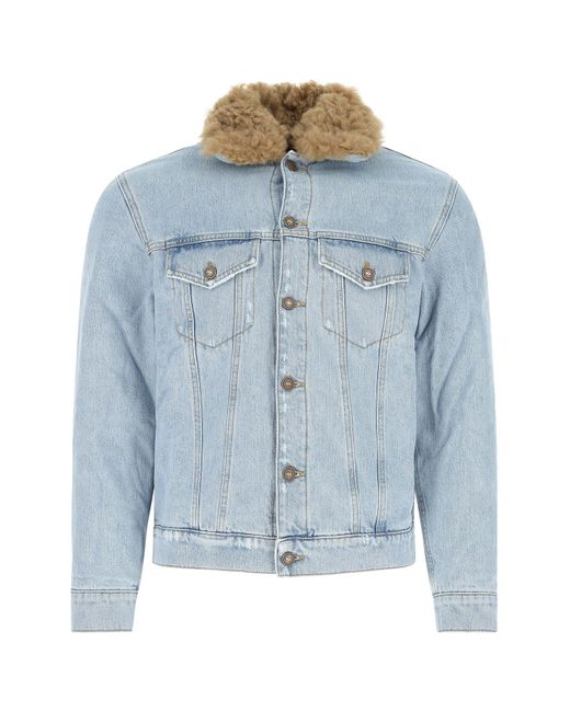 ERL Men's Denim Jacket Lightblue - Casual Jackets