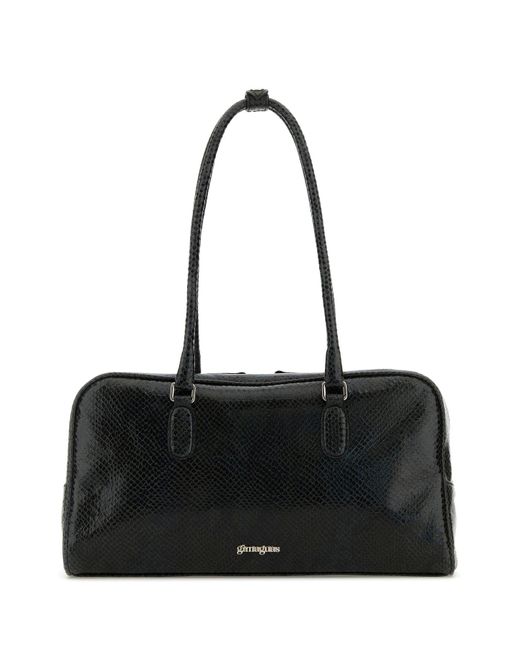 トートバッグ GIMAGUAS Black Leather China Shoulder Bag GIMAGUAS Black Leather China Shoulder Bag | Lyst