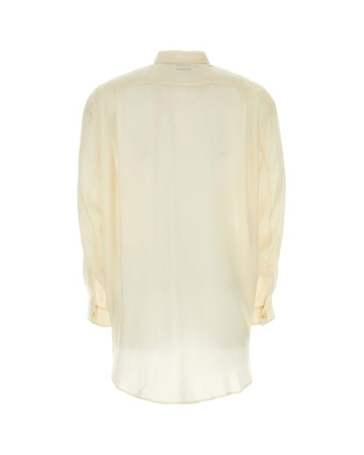 Camicia in viscosa crema di Magliano in White da Uomo