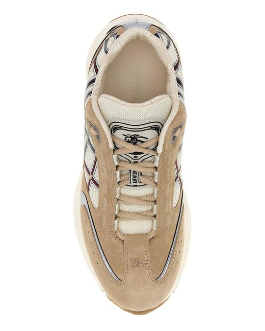 Sneakers Eclipse multicolor di Burberry in White