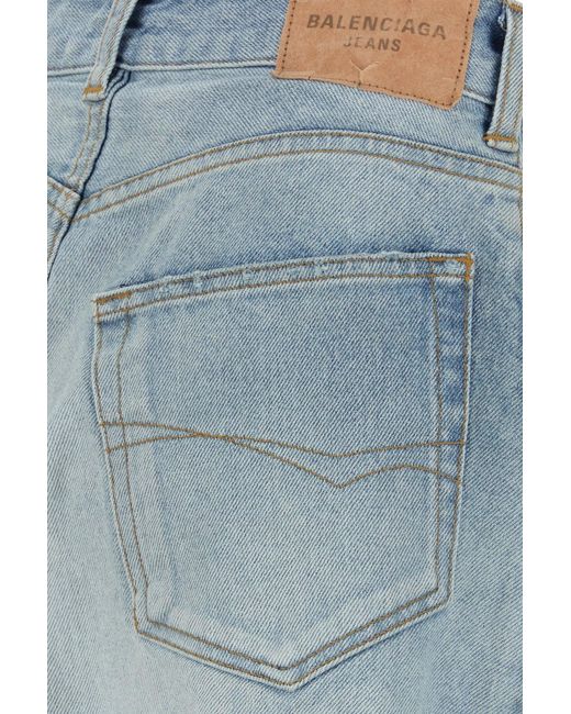 Balenciaga Blue Denim Skirt