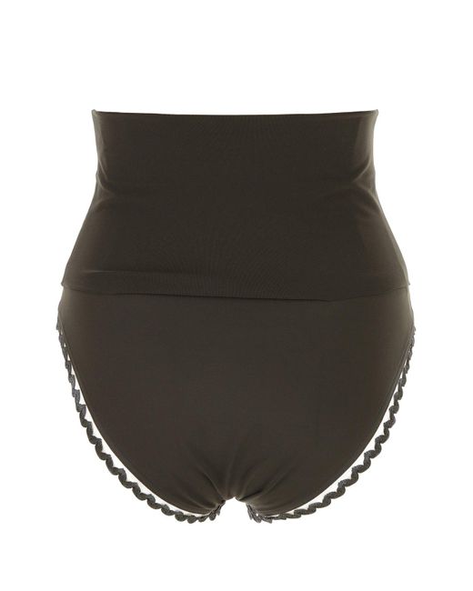 Eres Black Dark Stretch Nylon Bikini Bottom