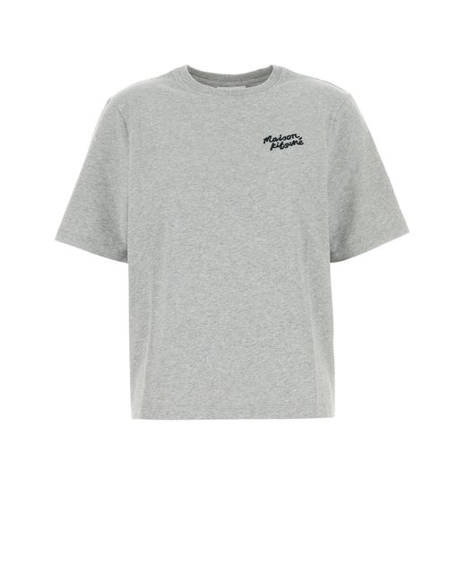 HANDWRITING COMFORT TEE di Maison Kitsuné in Gray