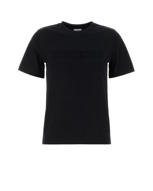 Burberry Black Crew Neck T-Shirt