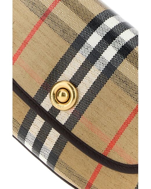 Burberry Multicolor Printed Canvas Small Highlands Crossbody Bag