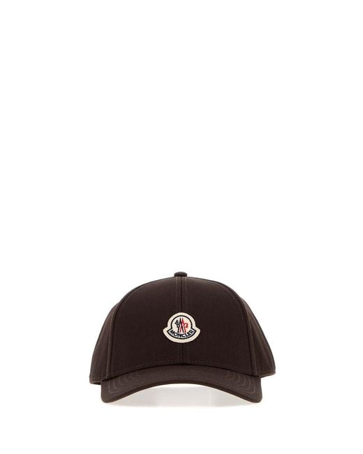 Moncler Multicolor Chocolate Cotton Baseball Cap for men