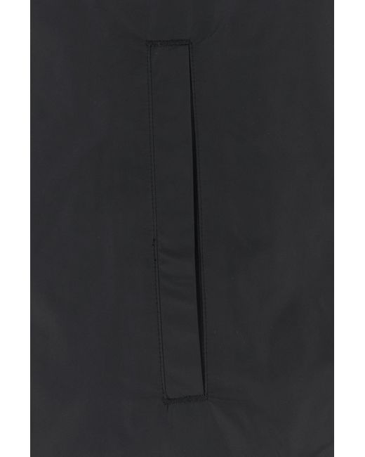 MICHAEL Michael Kors Black Printed Polyester Parka