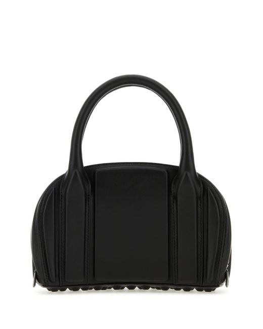 Borsa a mano Roc piccola in nappa nera di Alexander Wang in Black
