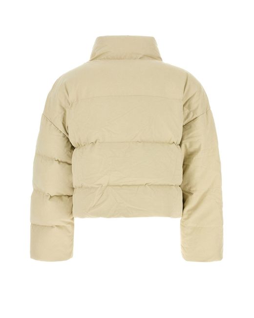 Entire studios Natural Sand Cotton Down Jacket