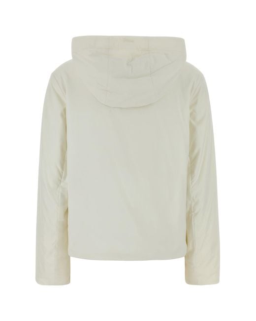 Herno White Nylon Jacket