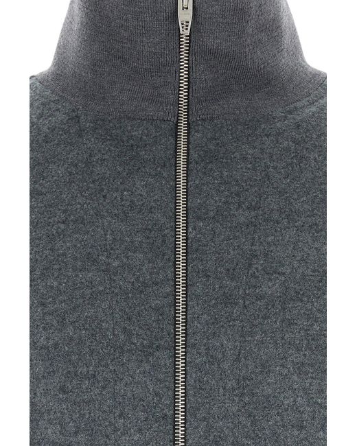 Jil Sander Gray Wool Jacket for men