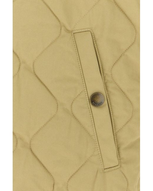 Burberry Metallic Cotton Sleeveless Jacket for men