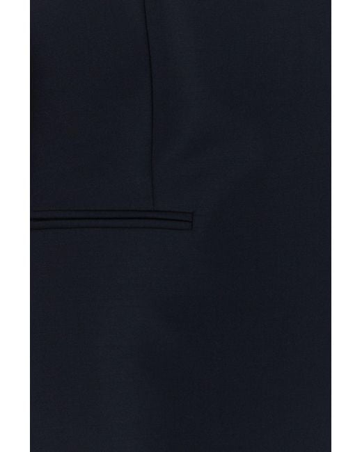 Rohe Black Navy Blue Wool Blend Blazer