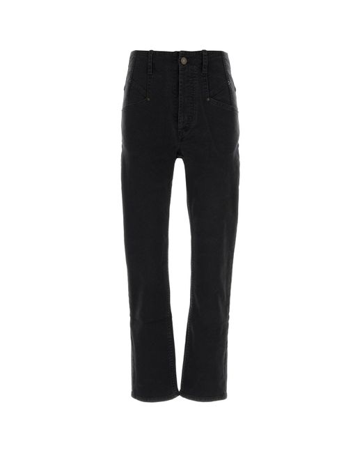 Isabel Marant Women's Black Stretch Denim Niliane Jeans