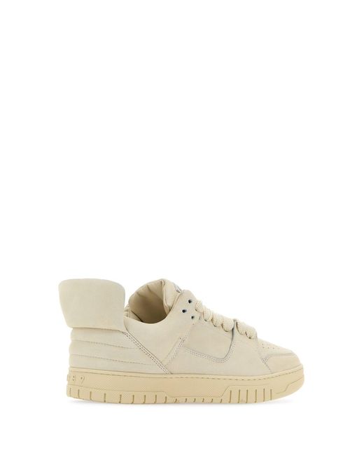 1989 STUDIO White Ivory Leather Sneakers for men