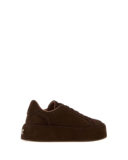 Casadei Brown Platform Sneakers