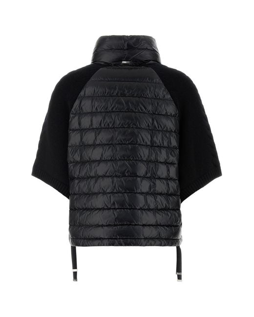 Herno Black Nylon Jacket