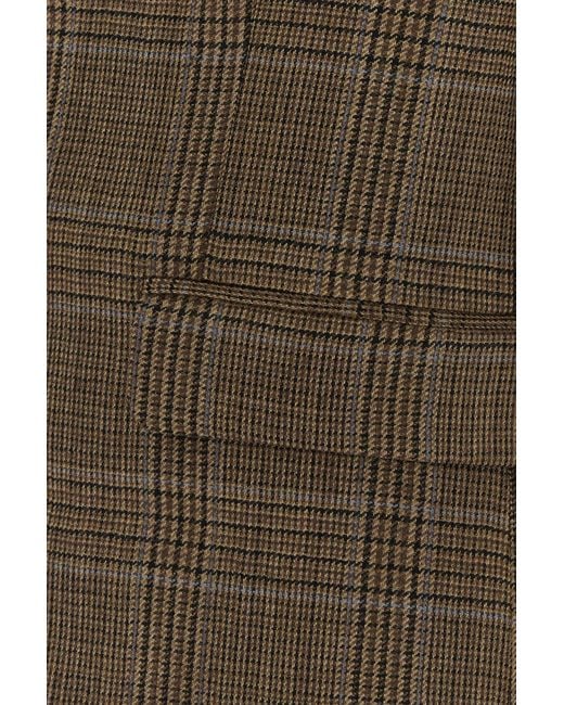 A.P.C. Brown Embroidered Wool Annie Blazer