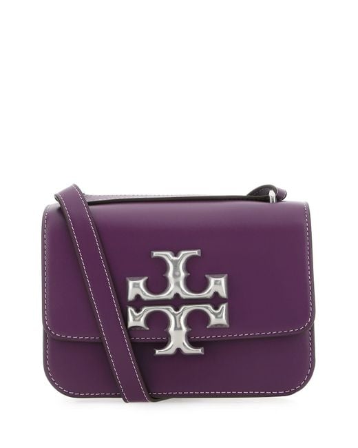 Tory Burch Leather Small Eleanor Crossbody Bag in Purple Lyst