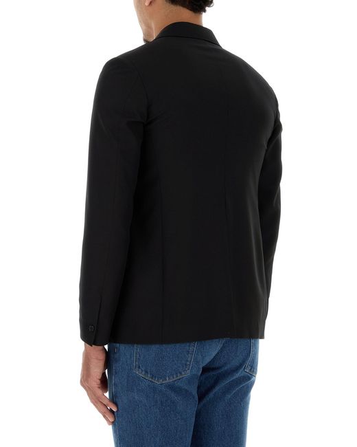 Jil Sander Black Wool Blazer for men