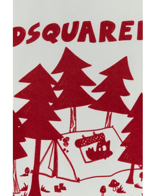 JUST RIGHT TEE di DSquared² in White