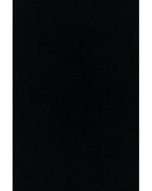 Sciarpa in cashmere nero di Burberry in Black