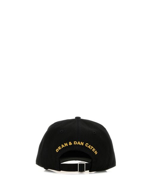 Caps di DSquared² in Black da Uomo