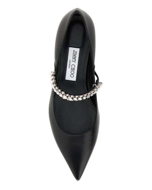Ballerine Bing in nappa nera di Jimmy Choo in Black