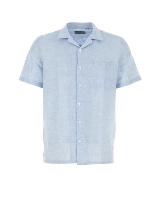 Canali Blue Camicia for men
