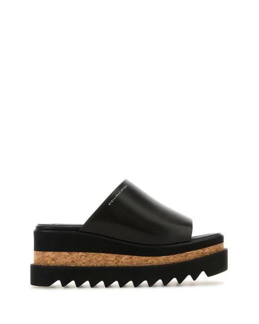Stella McCartney Black Alter Mat Sneak-Eye Mules