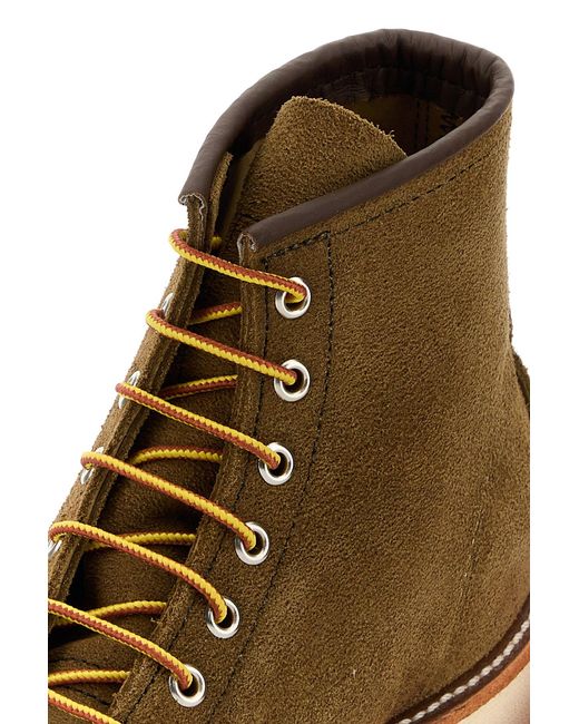 Red Wing Brown Suede Ankle Boots for men